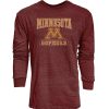 Fan Shop * | Blue 84 Minnesota Golden Gophers Quickslant Long Sleeve Shirt Maroon