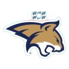 Fan Shop * | Blue 84 Montana State Bobcats Jr Mascot Logo Sticker