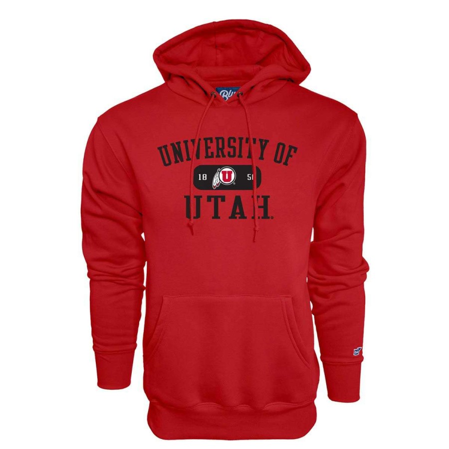 Fan Shop * | Blue 84 Utah Utes Toolbelt Hoodie Red