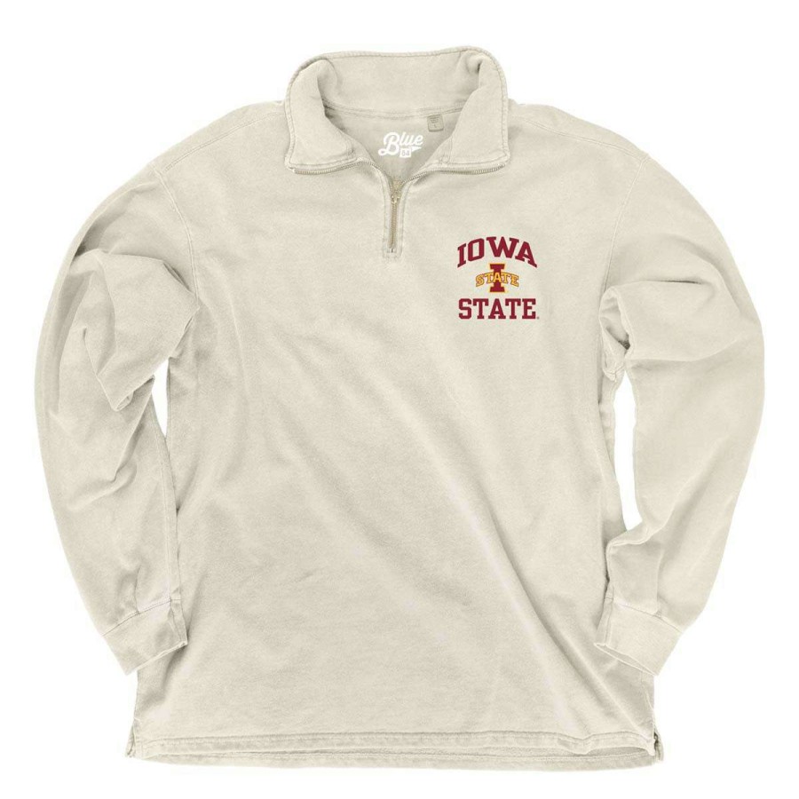 Fan Shop * | Blue 84 Women'S Iowa State Cyclones Glance 1/4 Zip Top