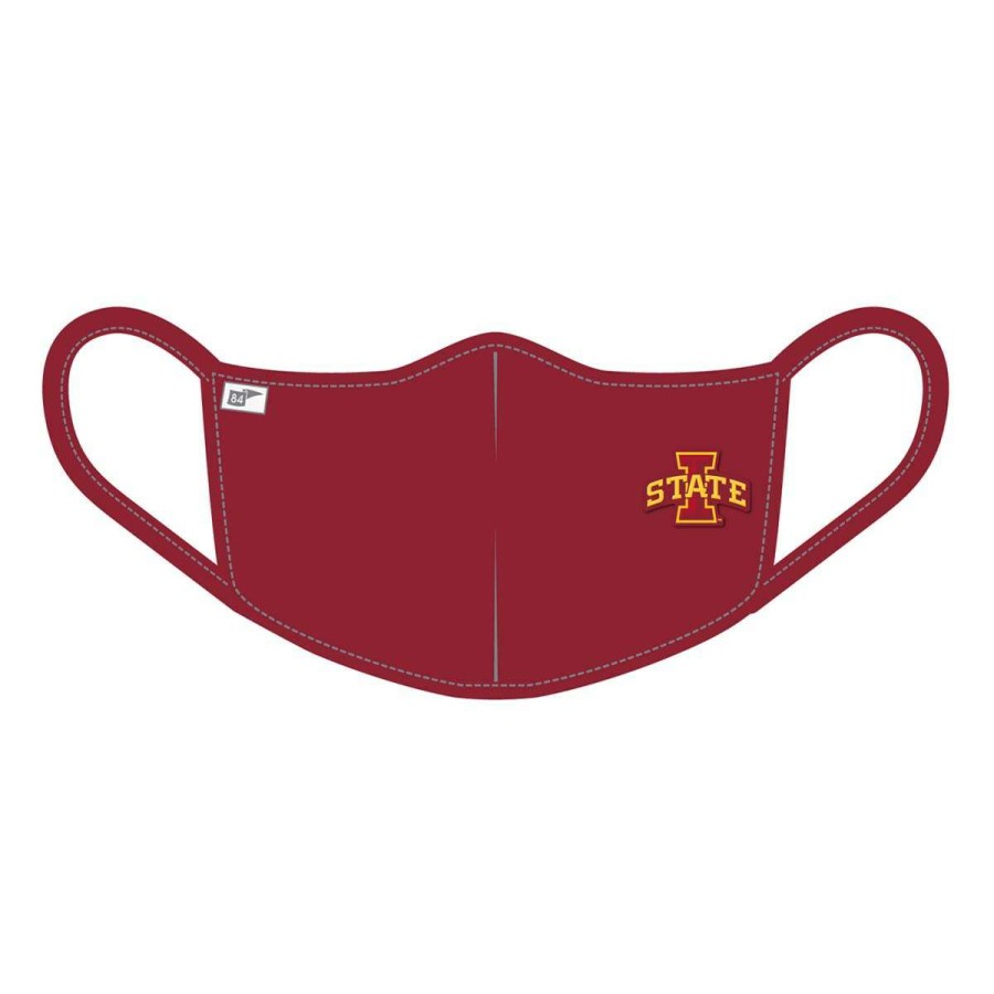 Fan Shop * | Blue 84 Iowa State Cyclones Team Mascot Face Mask Cardinal