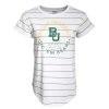 Fan Shop * | Blue 84 Women'S Baylor Bears Racing Sun T-Shirt White