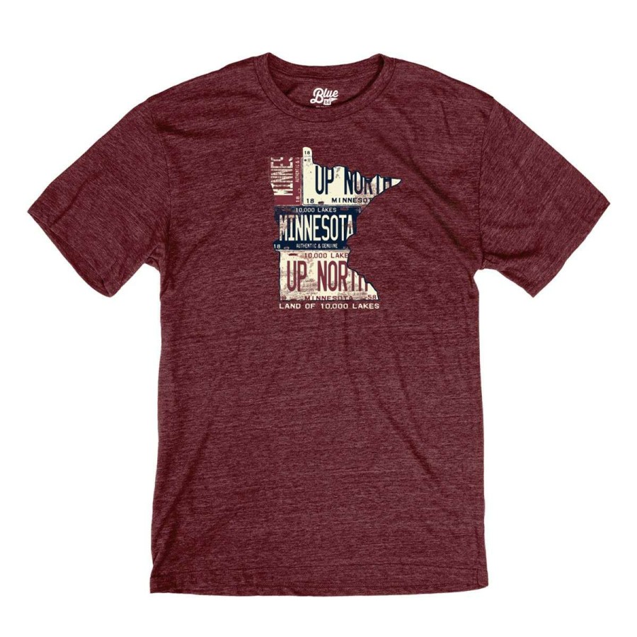 Clothing * | Men'S Blue 84 Minnesota Rust Never Sleeps T-Shirt Maroon