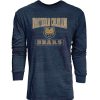 Fan Shop * | Blue 84 Northern Colorado Bears Quickslant Long Sleeve Shirt Navy