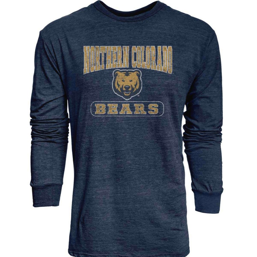 Fan Shop * | Blue 84 Northern Colorado Bears Quickslant Long Sleeve Shirt Navy