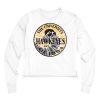 Fan Shop * | Blue 84 Women'S Iowa Hawkeyes Halogen Long Sleeve Crop Top White