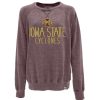 Fan Shop * | Blue 84 Women'S Iowa State Cyclones Whammy Crewneck Sweatshirt Cranberry