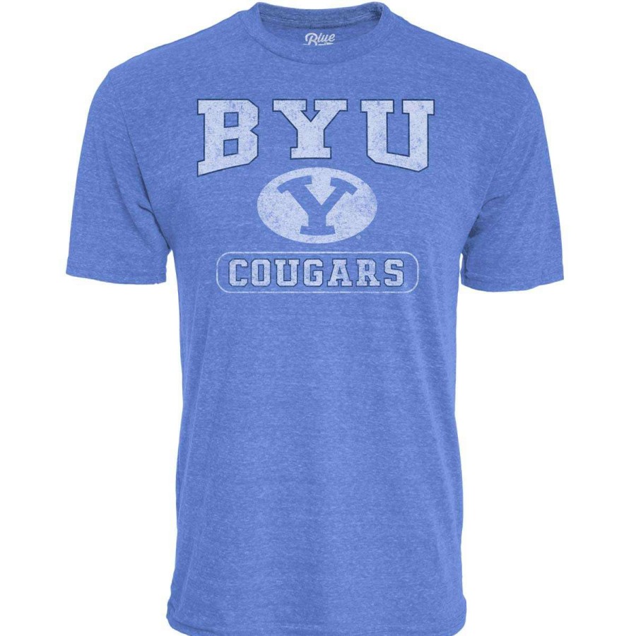 Fan Shop * | Blue 84 Byu Cougars Quickslant T-Shirt Royal