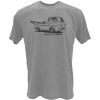 Fan Shop * | Blue 84 Montana Grizzlies Deora Surf T-Shirt Grey Heather