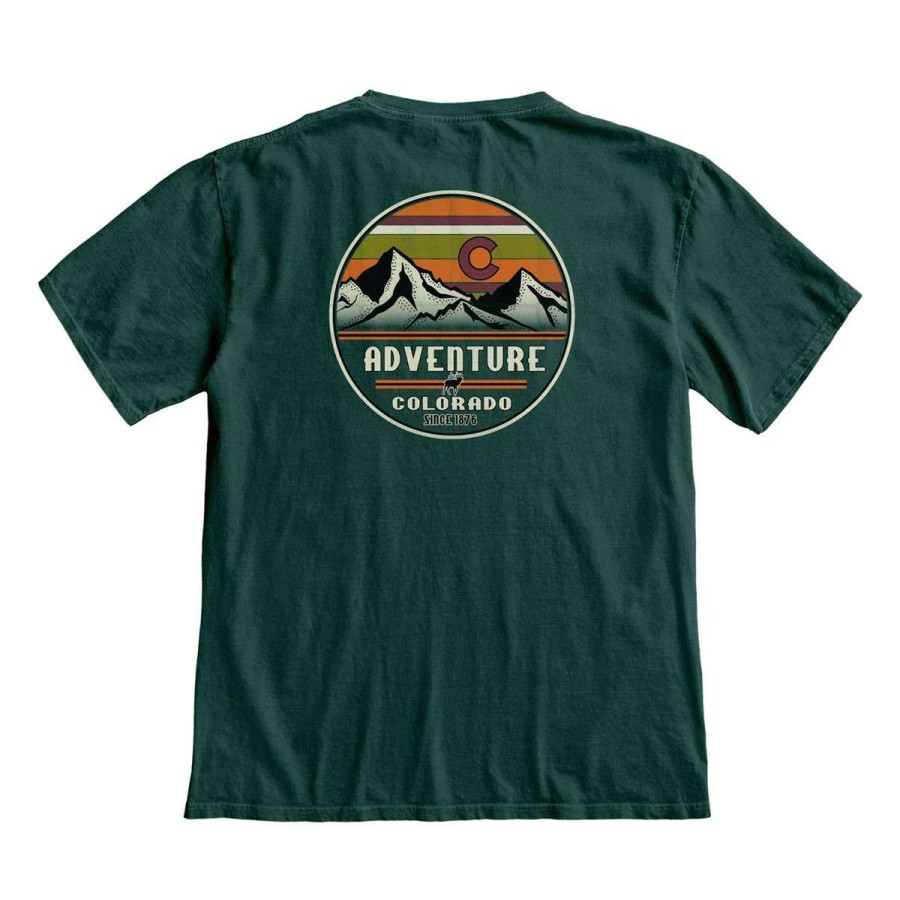 Clothing * | Blue 84 Colorado Adventure Elk T-Shirt Evergreen