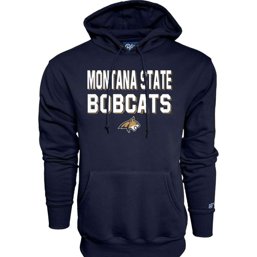 Fan Shop * | Blue 84 Montana State Bobcats Radio Hoodie Navy