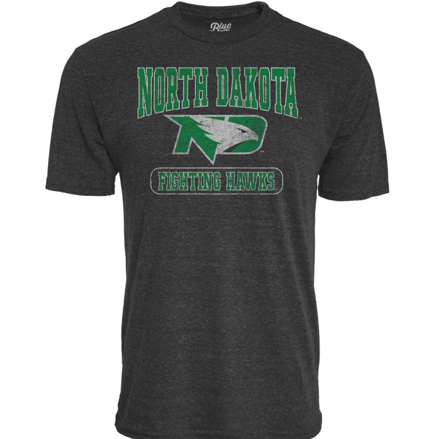 Fan Shop * | Blue 84 North Dakota Fighting Hawks Quickslant T-Shirt Black