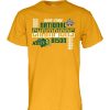 Fan Shop * | Blue 84 North Dakota State Bison 2021 National Champion 9 Time T-Shirt Gold