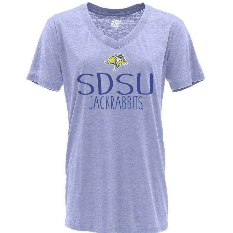 Fan Shop * | Blue 84 Women'S South Dakota State Jackrabbits Whammy T-Shirt Light Blue