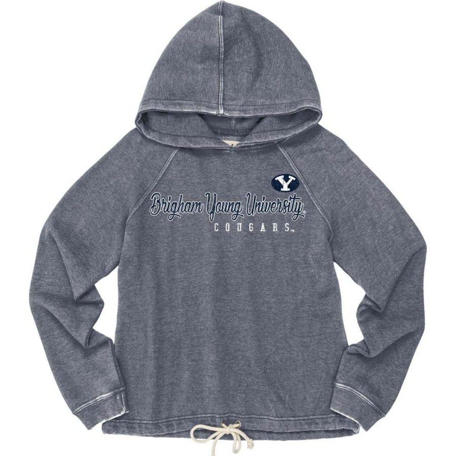 Fan Shop * | Blue 84 Women'S Byu Cougars Flipbash Hoodie Navy