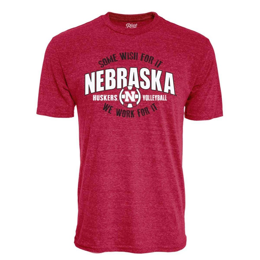 Fan Shop * | Blue 84 Nebraska Cornhuskers Volleyball Moderator T-Shirt Red