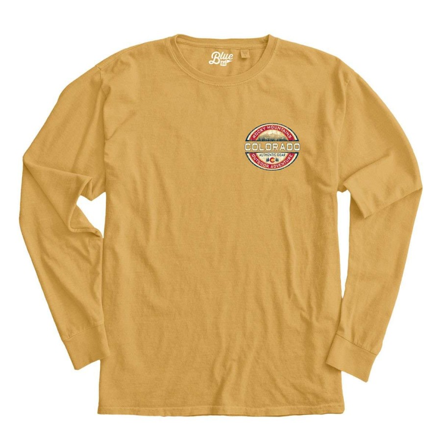 Clothing * | Blue 84 Colorado Rocky Mountains Long Sleeve T-Shirt Mustard