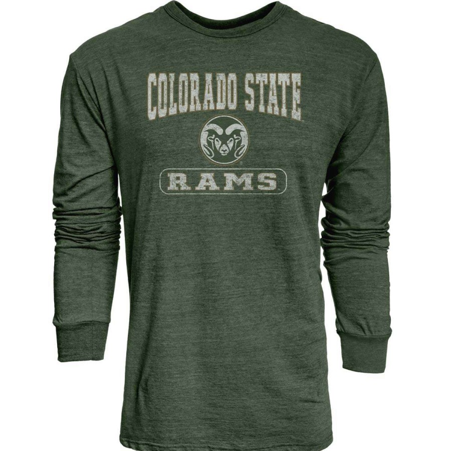 Fan Shop * | Blue 84 Colorado State Rams Quickslant Long Sleeve Shirt Forest