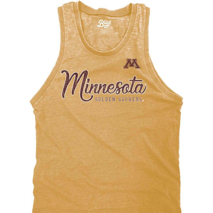 Fan Shop * | Blue 84 Women'S Minnesota Golden Gophers Flipbash Tank