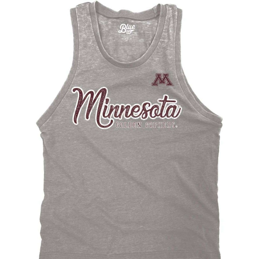 Fan Shop * | Blue 84 Women'S Minnesota Golden Gophers Flipbash Tank