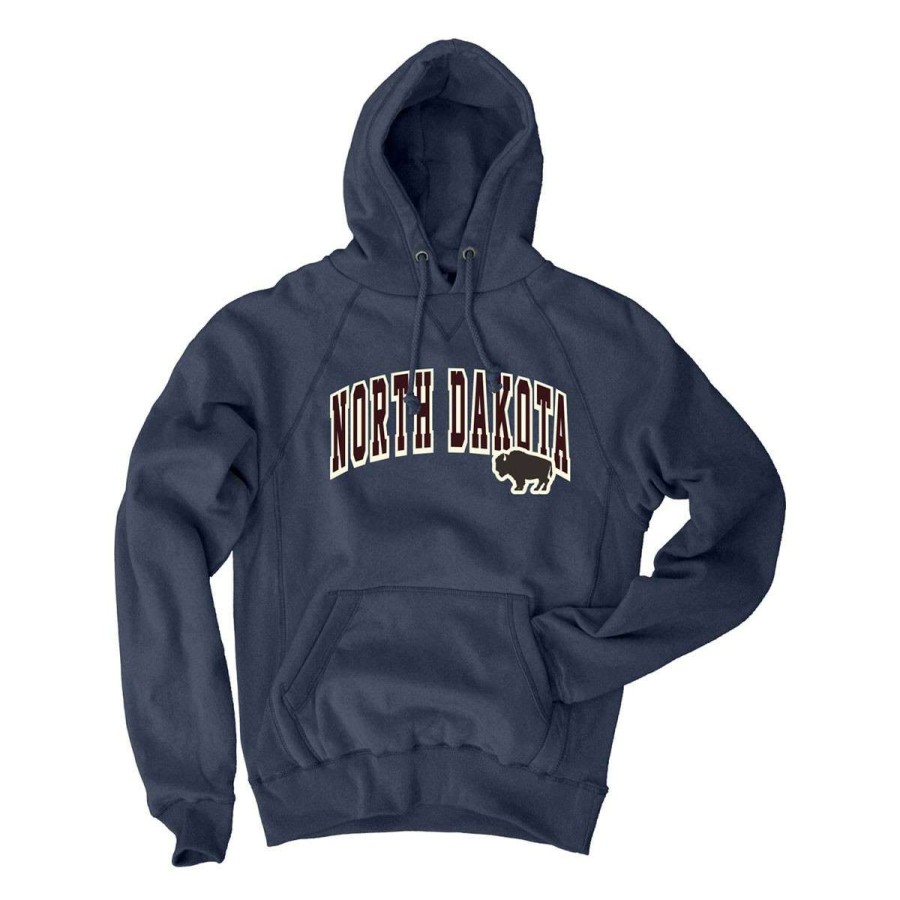 Clothing * | Men'S Blue 84 North Dakota Open Buffalo Hoodie Navy