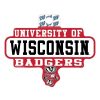 Fan Shop * | Blue 84 Wisconsin Badgers Gallus Sticker