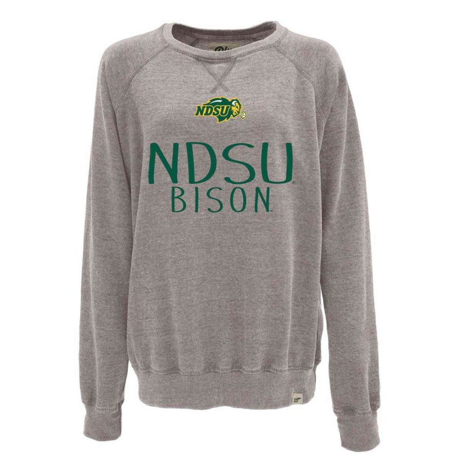 Fan Shop * | Blue 84 Women'S North Dakota State Bison Whammy Crewneck Sweatshirt