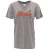 Fan Shop * | Blue 84 Women'S Illinois Fighting Illini Flipbash T-Shirt Light Grey