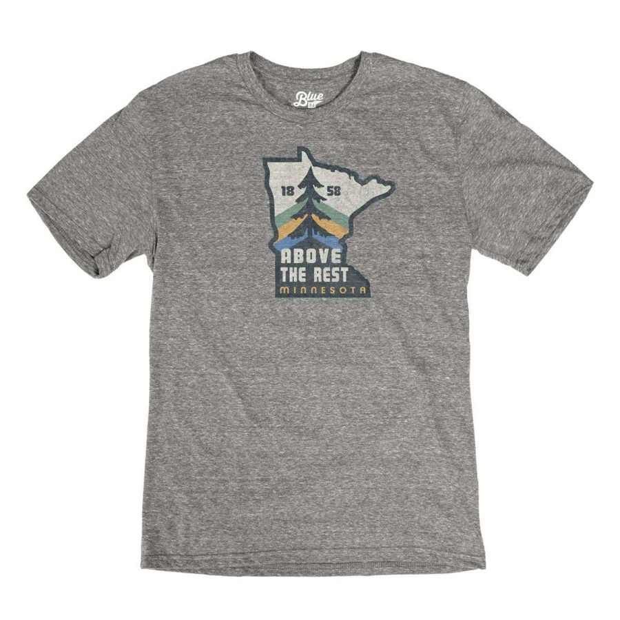 Clothing * | Men'S Blue 84 Minnesota Above The Rest Camp T-Shirt