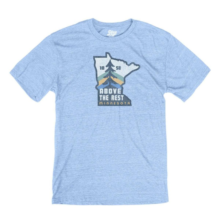 Clothing * | Men'S Blue 84 Minnesota Above The Rest Camp T-Shirt