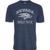 Fan Shop * | Blue 84 Nevada Wolf Pack Quickslant T-Shirt Navy