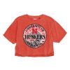 Fan Shop * | Blue 84 Women'S Nebraska Cornhuskers Halogen Cropped T-Shirt Red