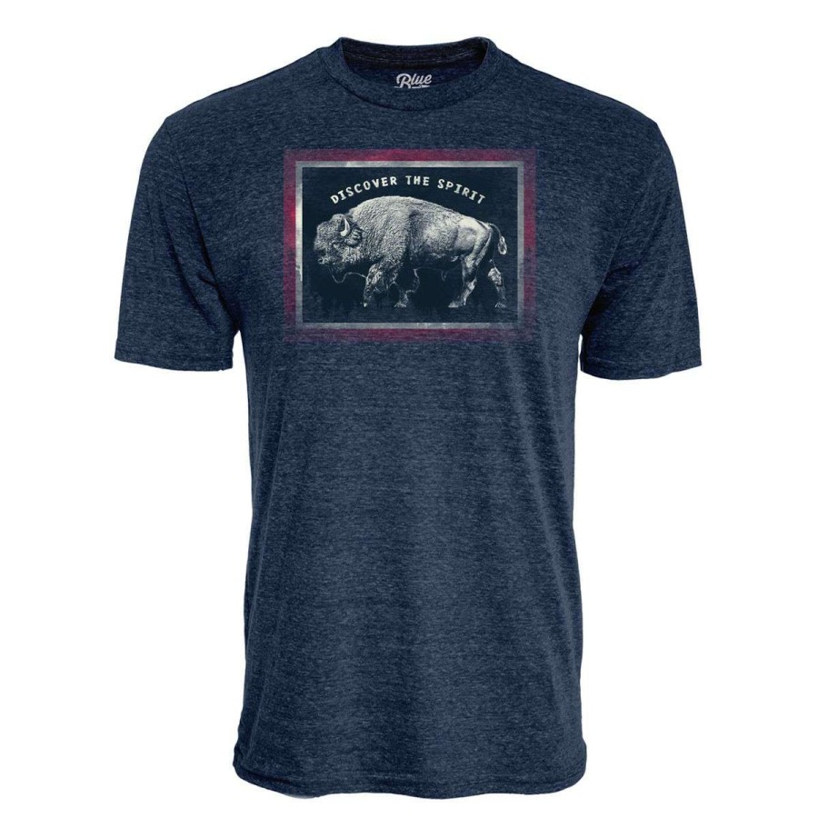 Clothing * | Men'S Blue 84 Situate Buffalo Short Sleeve T-Shirt