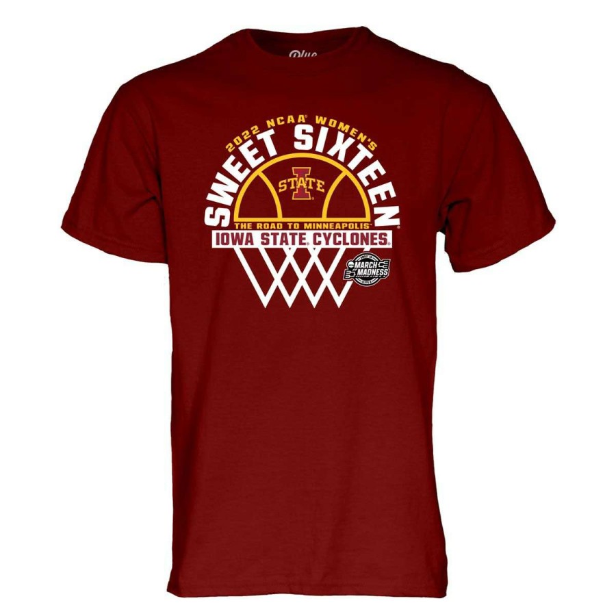 Fan Shop * | Blue 84 Iowa State Cyclones 2022 Sweet 16 Gas Meter T-Shirt Cardinal