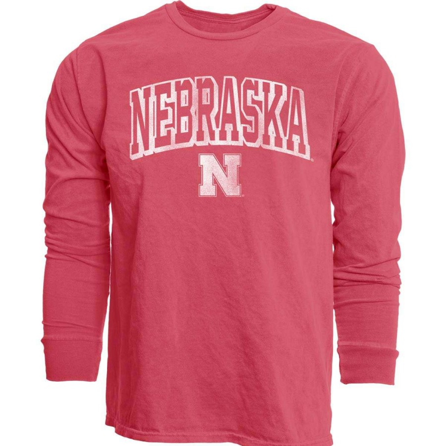 Fan Shop * | Blue 84 Nebraska Cornhuskers Niveous Long Sleeve Shirt Red