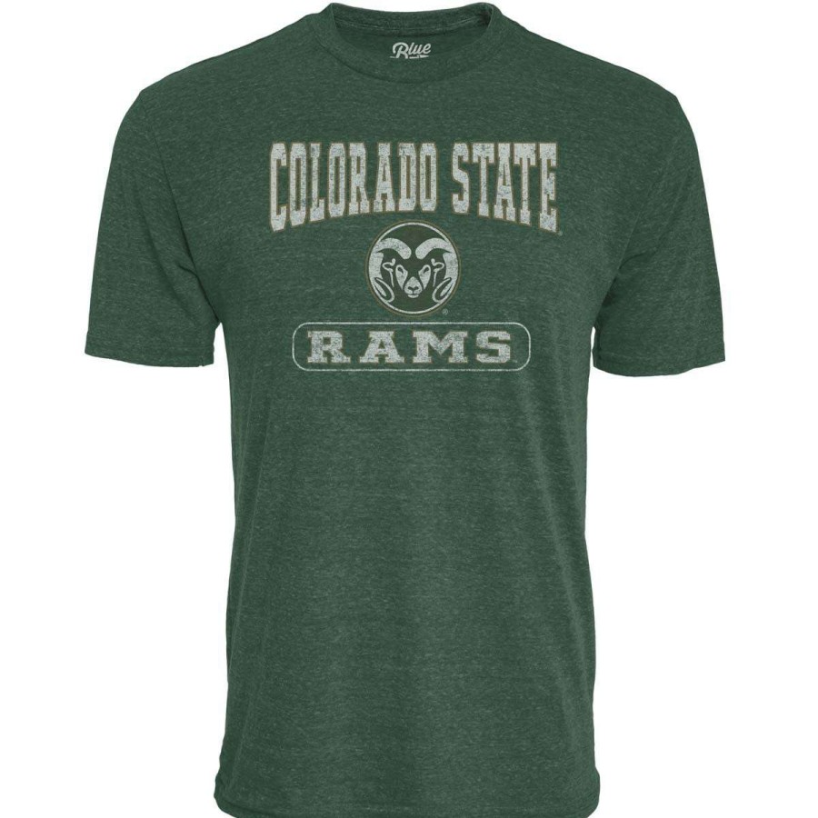 Fan Shop * | Blue 84 Colorado State Rams Quickslant T-Shirt Forest