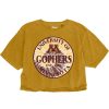 Fan Shop * | Blue 84 Women'S Minnesota En Gophers Halogen Crop Top Gold