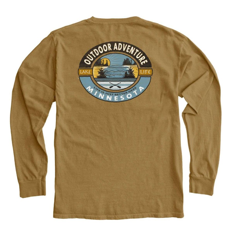 Clothing * | Blue 84 Minnestoa Outdoor Adventure Long Sleeve T-Shirt Cider