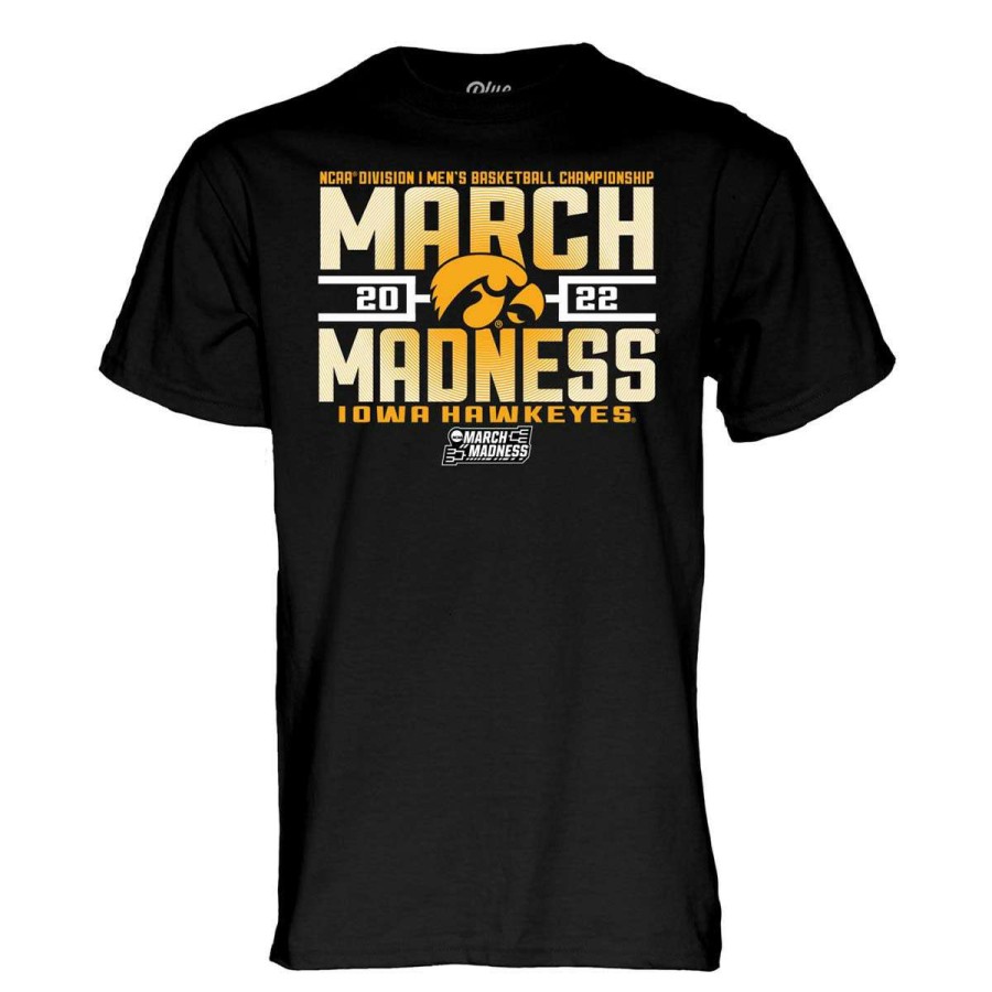 Fan Shop * | Blue 84 Iowa Hawkeyes 2022 March Madness T-Shirt Black