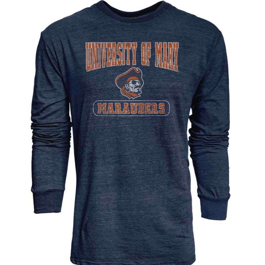 Fan Shop * | Blue 84 Umary Marauders Quickslant Long Sleeve Shirt Navy