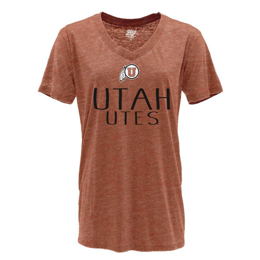 Fan Shop * | Blue 84 Women'S Utah Utes Whammy T-Shirt Red